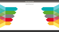 Desktop Screenshot of cpsonline.co.uk