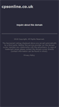 Mobile Screenshot of cpsonline.co.uk