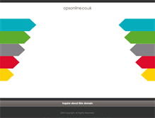Tablet Screenshot of cpsonline.co.uk